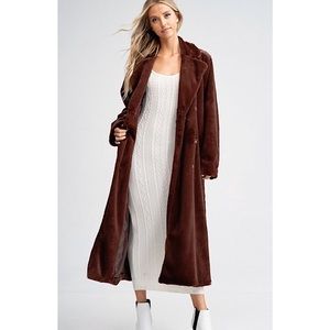 Faux Mink Coat